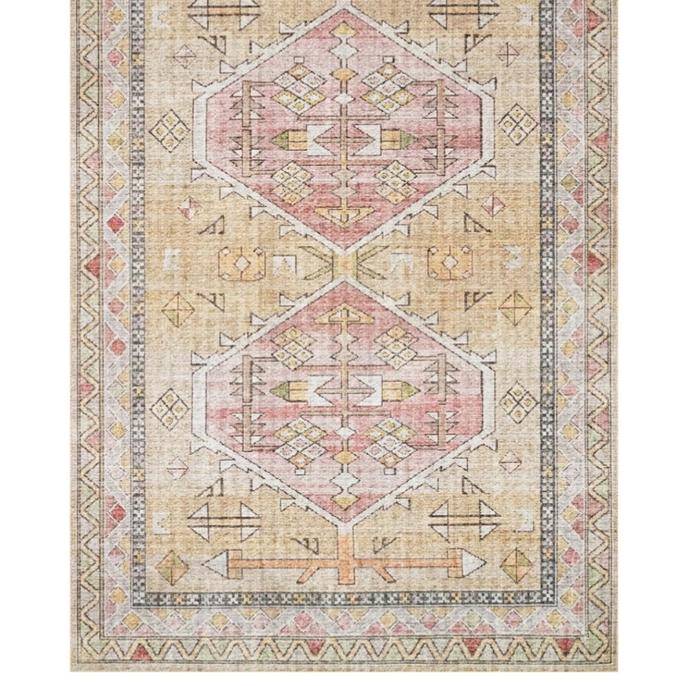 Loloi II Skye Collection SKY-04 Gold/Blush 2'-3" x 3'-9" Accent Rug Beautiful